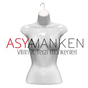 ASM-143 Kancalı Kadın Yarım Büst Enjeksiyon Mankeni