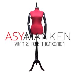 Kadın Terzi Mankeni Plastik Çatal Takım Kollu