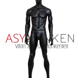 ASM-63 Siyah Polyester Erkek Boy Manken