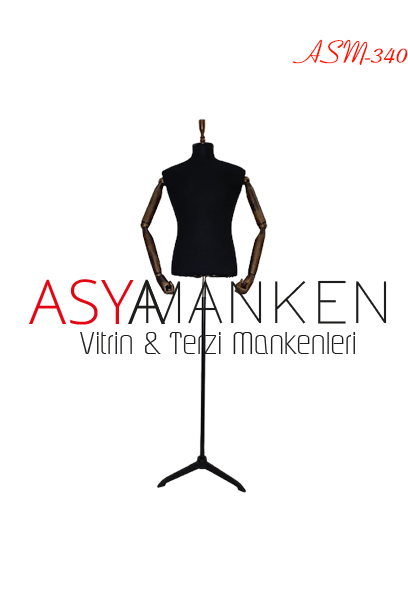 Kadın Erkek Ahşap Kollu Terzi Yıldız Ayak - Görsel 2