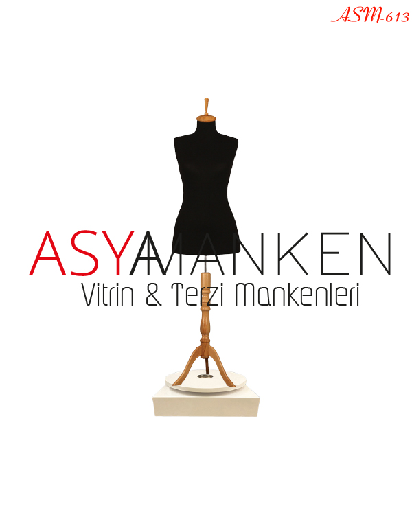 ASM-613 Döner Standlı Yüksek Kalite İğne Batabilen Terzi Prova Mankeni